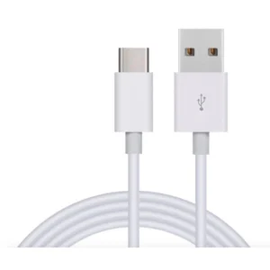 USB-A to USB-C Charge Cable - White