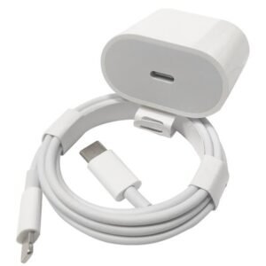 25W USB-C Power Adapter with a USB-C to Lightning Cable