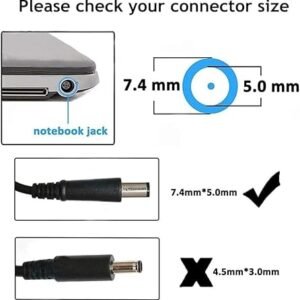 HP 90W Laptop Charger – 7.4mm × 5.0mm Big Pin (Compatible Replacement)