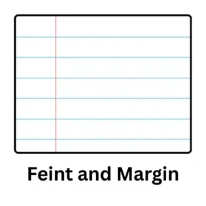 A5 Exercise Book, 192 pages Feint & Margin