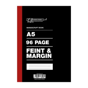 A5 Exercise Book, 96 pages Feint & Margin